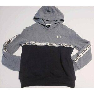 Under Armour hoodie YSM boy Small cold gear black gray New